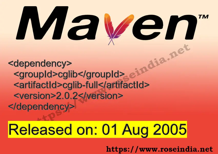 Maven Dependency release