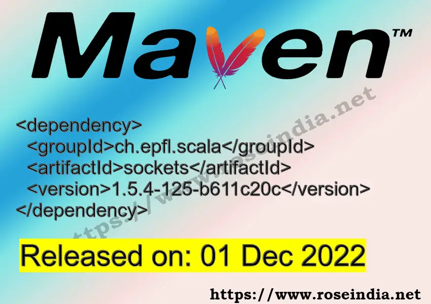 Maven Dependency release