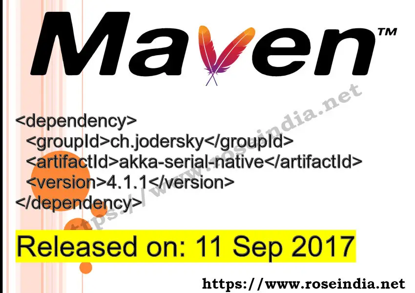 Maven Dependency release