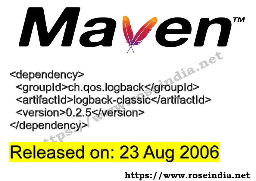 Maven Dependency release