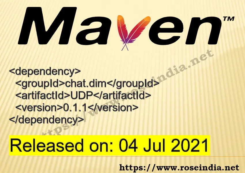 Maven Dependency release