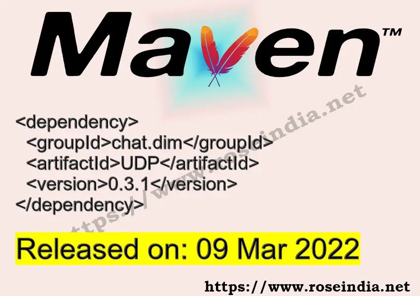 Maven Dependency release