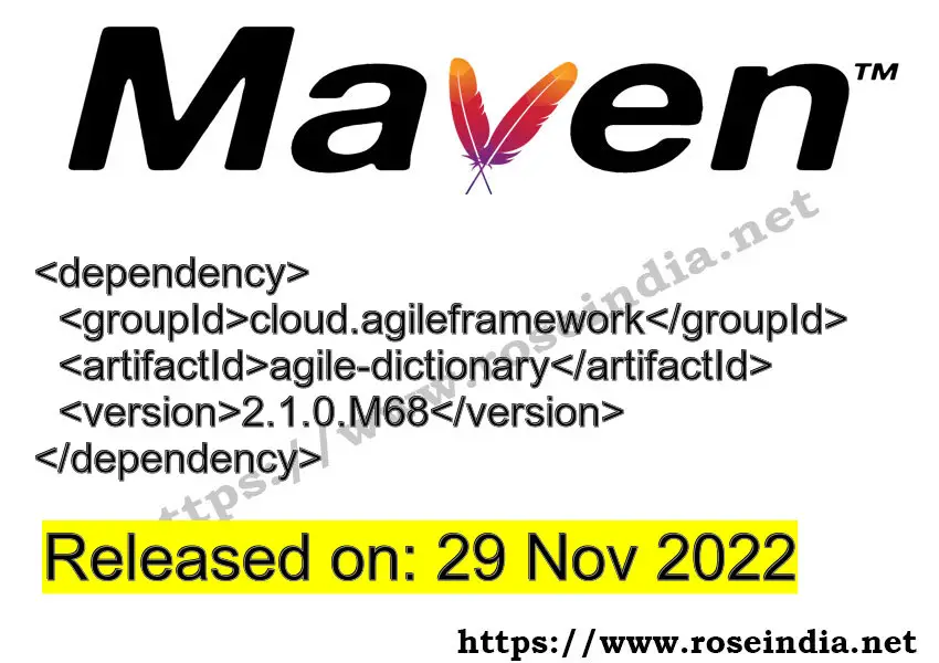 Maven Dependency release