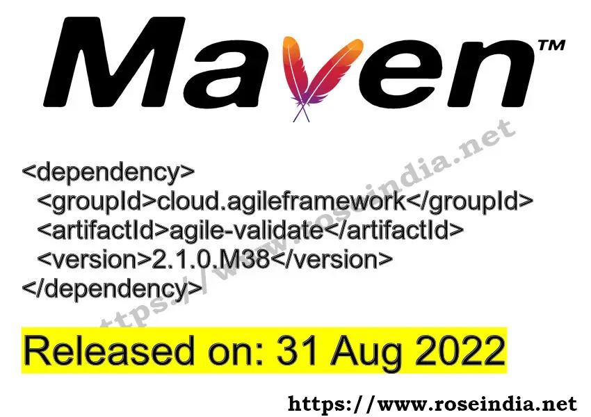 Maven Dependency release