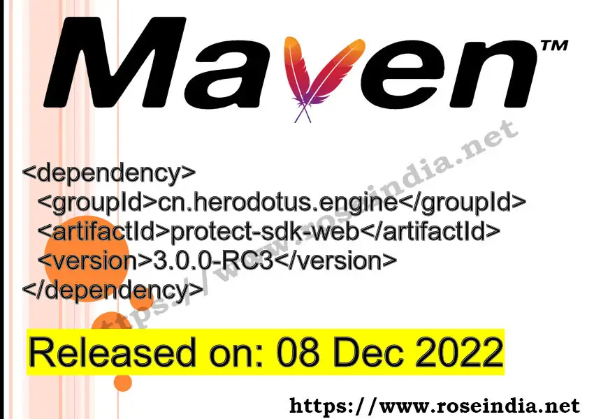 Maven Dependency release