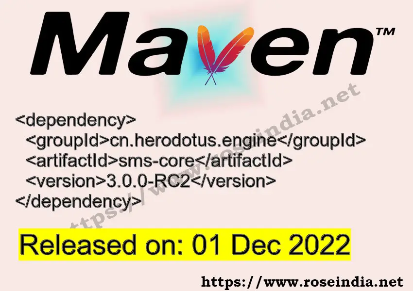 Maven Dependency release