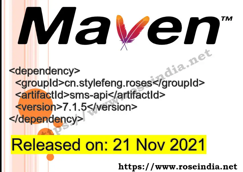 Maven Dependency release