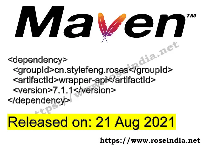 Maven Dependency release