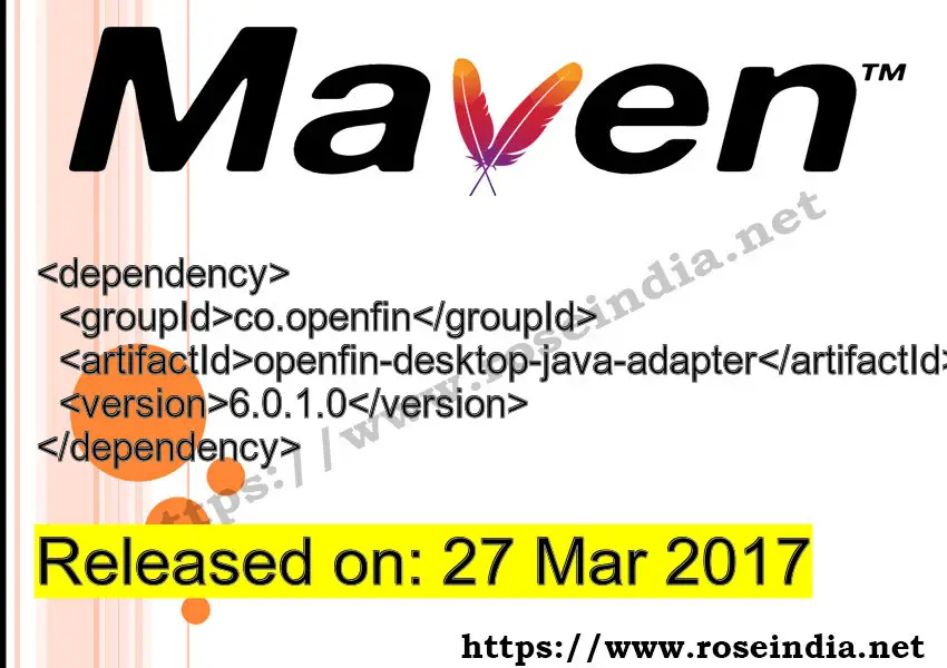 Maven Dependency release