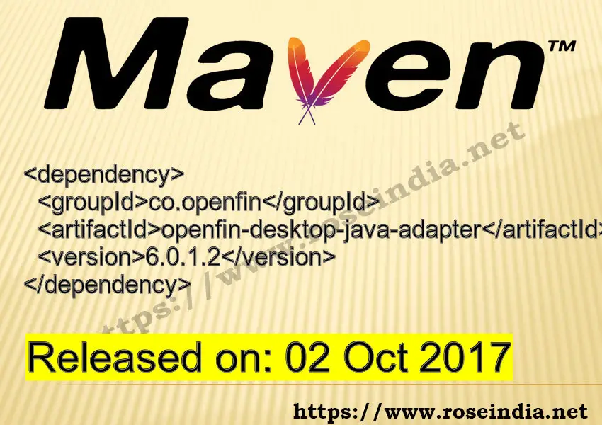 Maven Dependency release