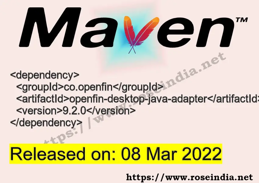 Maven Dependency release