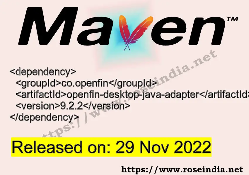 Maven Dependency release