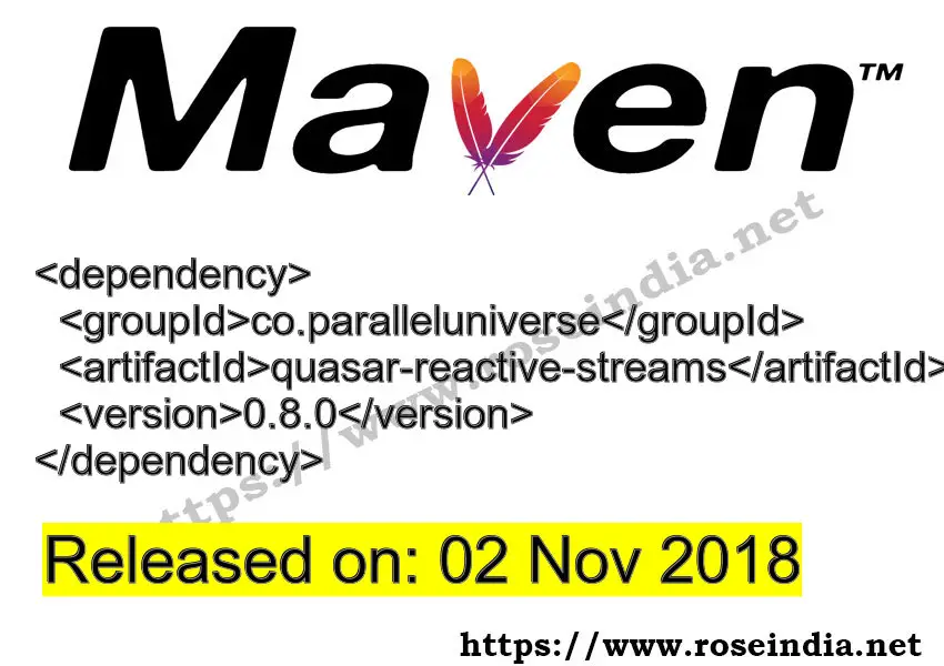 Maven Dependency release