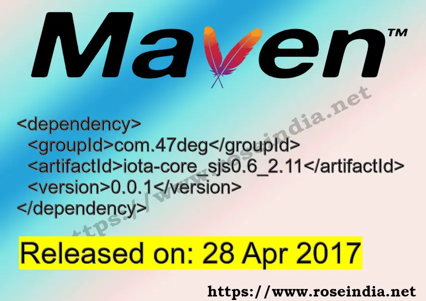 Maven Dependency release