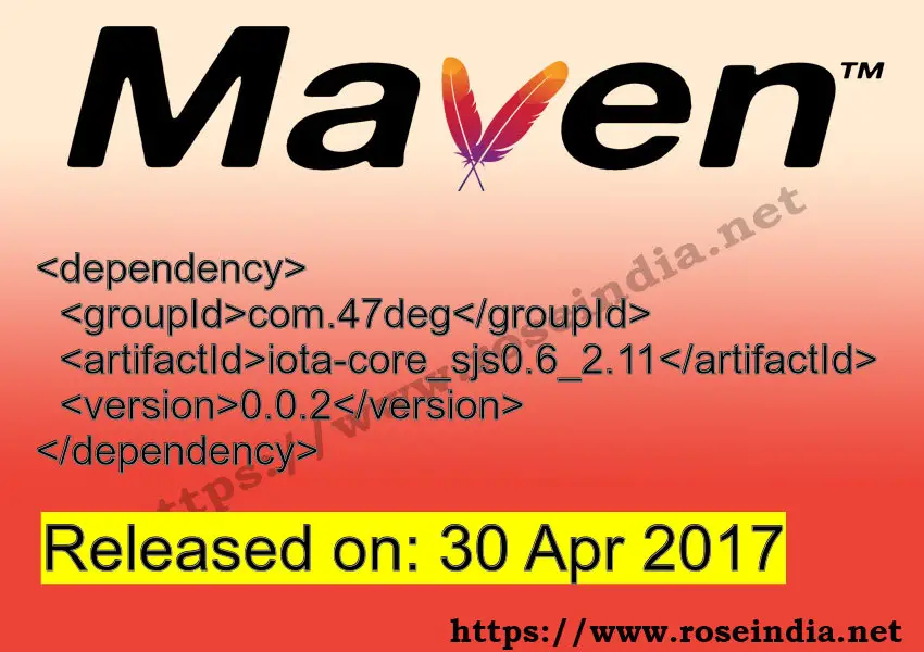 Maven Dependency release