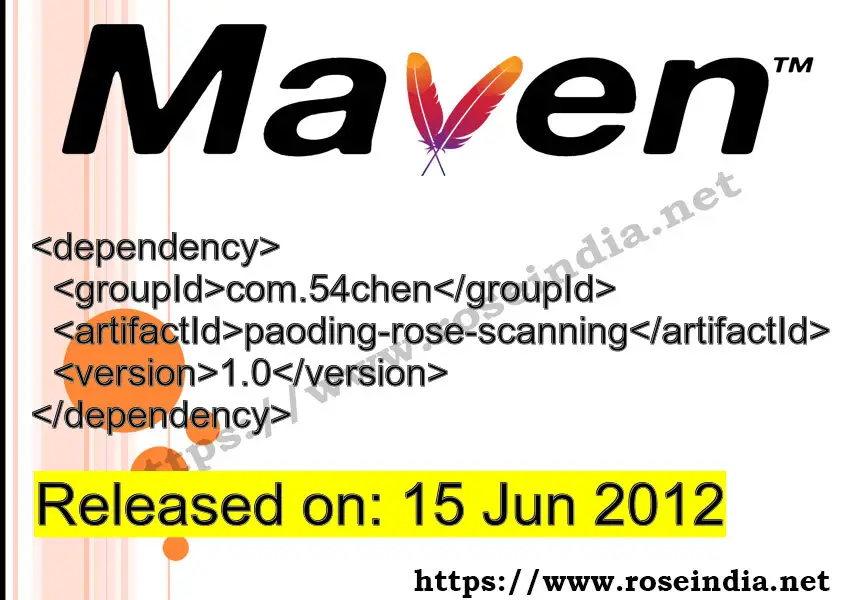 Maven Dependency release