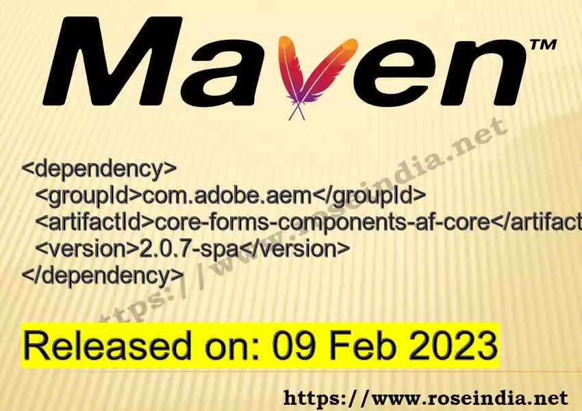 Maven dependency for  GROUP_ID - ARTIFACT_ID version VERSION_ID is released. Learn to use  ARTIFACT_ID version VERSION_ID in Maven based Java projects