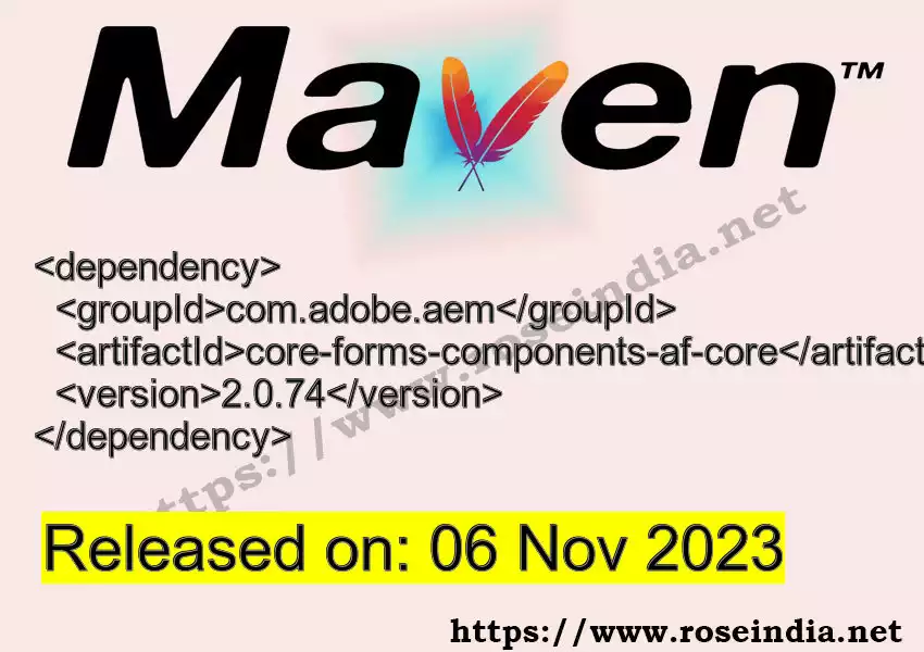 Maven dependency for  GROUP_ID - ARTIFACT_ID version VERSION_ID is released. Learn to use  ARTIFACT_ID version VERSION_ID in Maven based Java projects