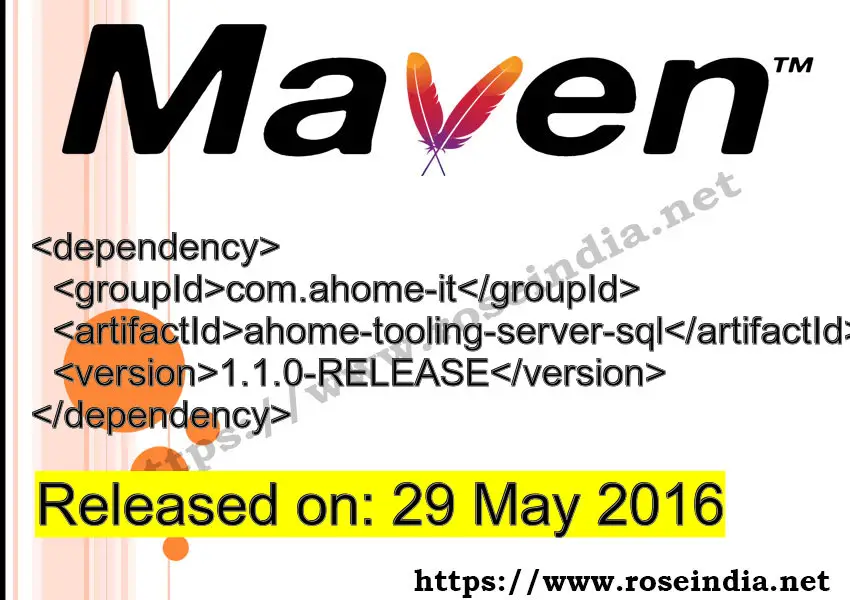 Maven Dependency release