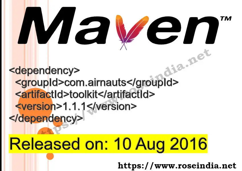 Maven Dependency release