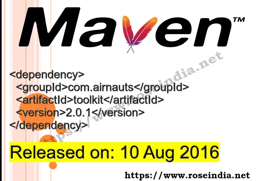 Maven Dependency release