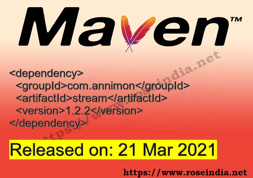 Maven Dependency release