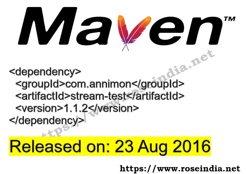 Maven Dependency release