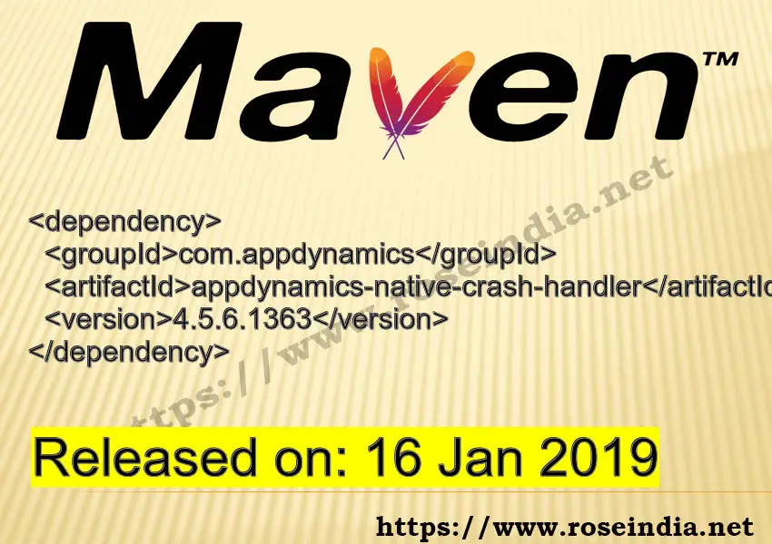 Maven Dependency release