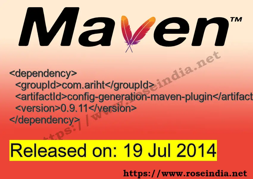 Maven Dependency release