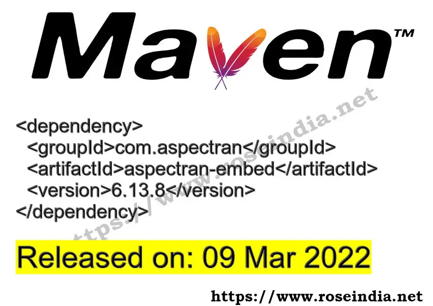 Maven Dependency release