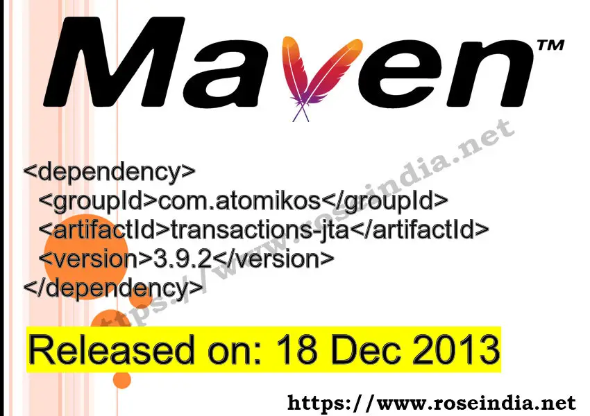 Maven Dependency release