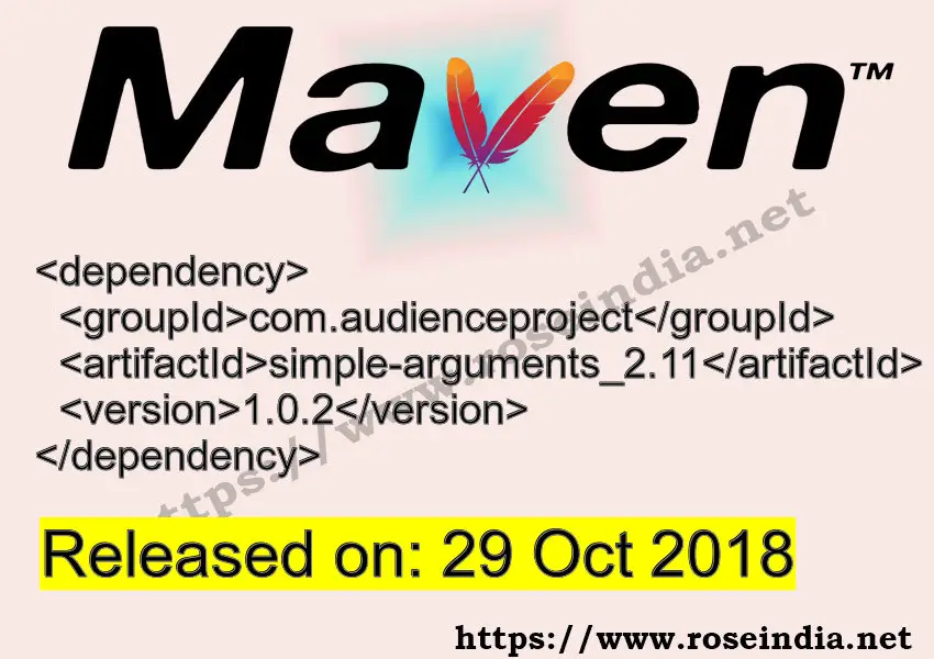 Maven Dependency release