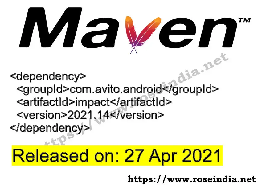 Maven Dependency release