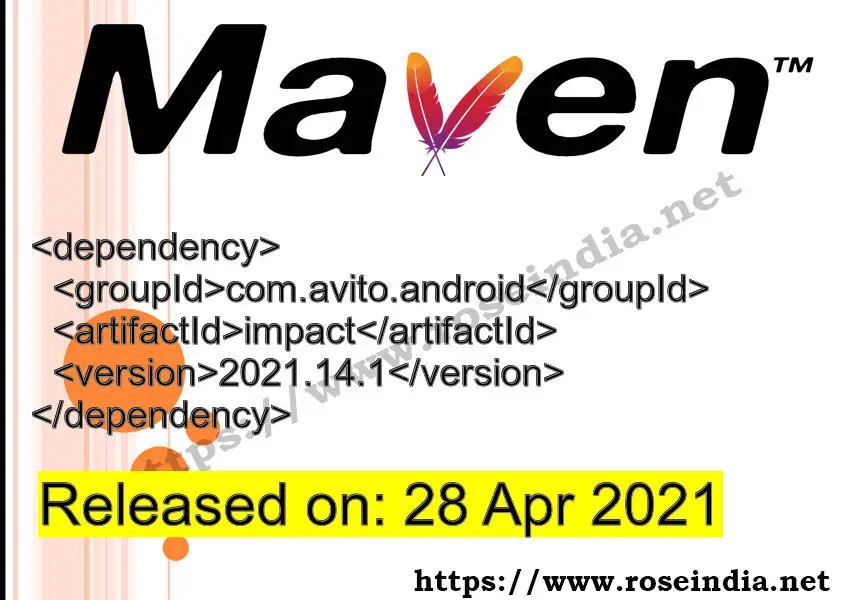 Maven Dependency release