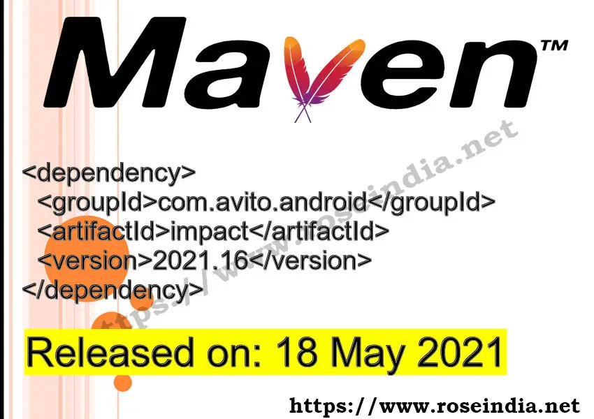 Maven Dependency release