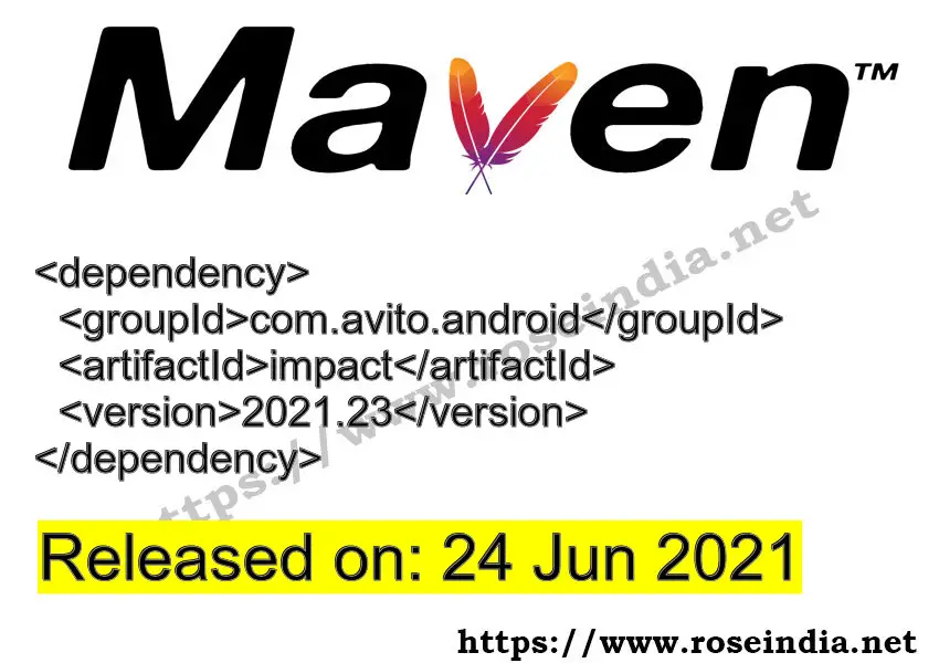 Maven Dependency release