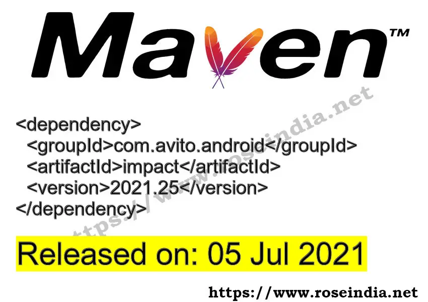 Maven Dependency release