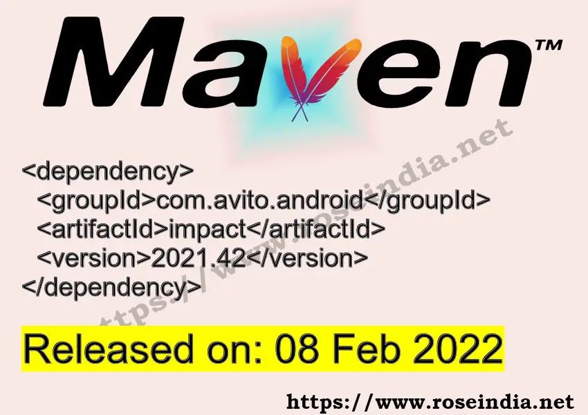 Maven Dependency release