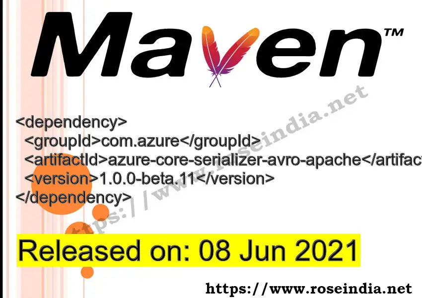 Maven Dependency release