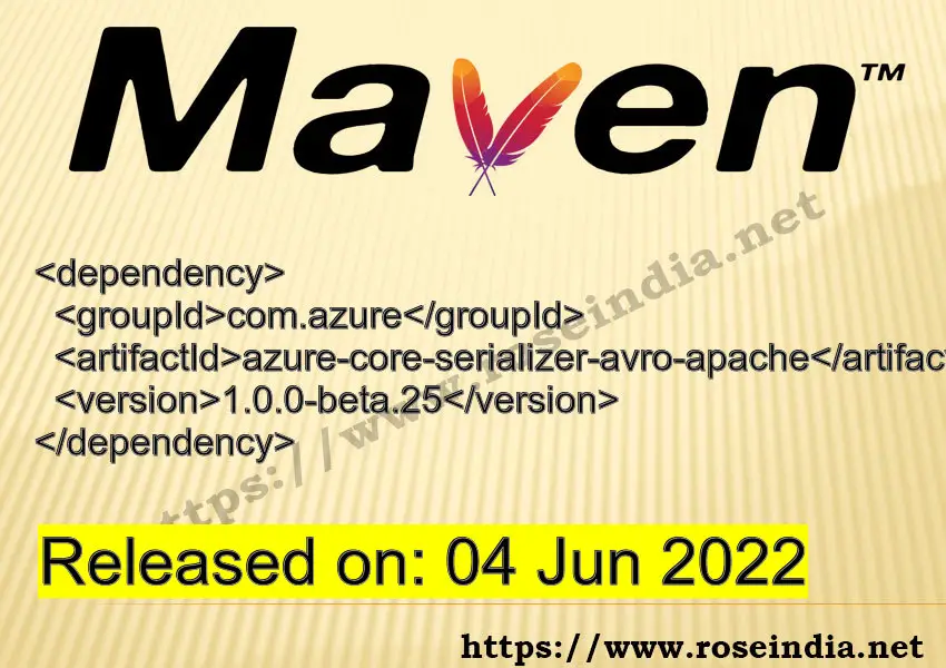 Maven Dependency release