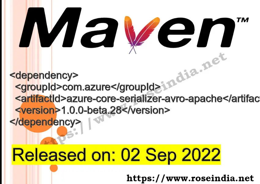 Maven Dependency release