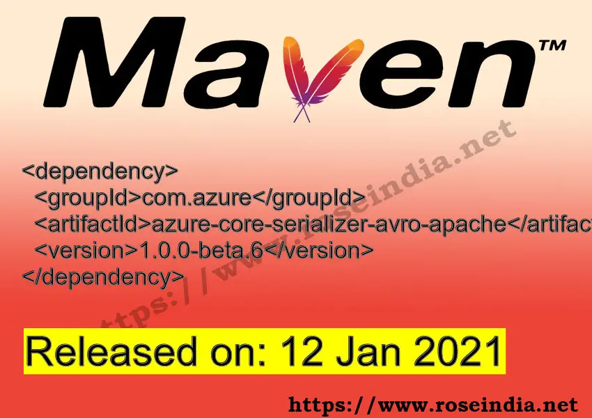 Maven Dependency release