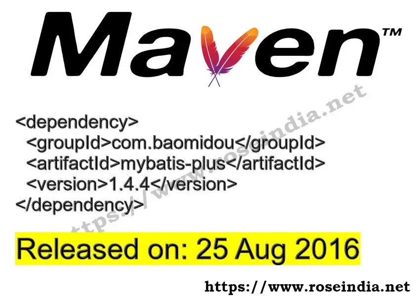 Maven Dependency release