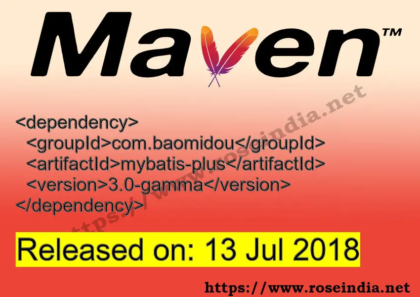 Maven Dependency release