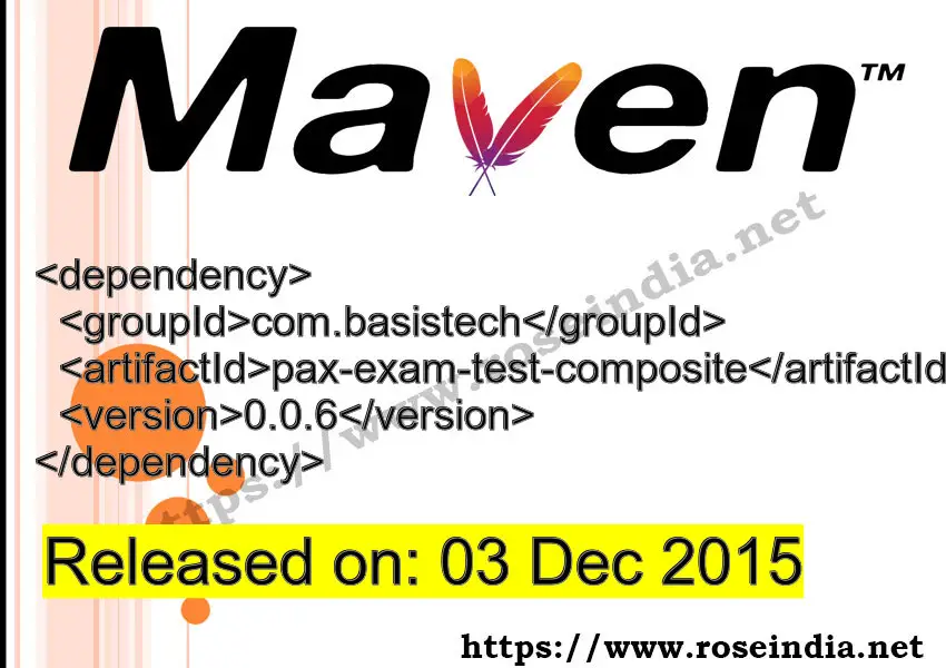 Maven Dependency release