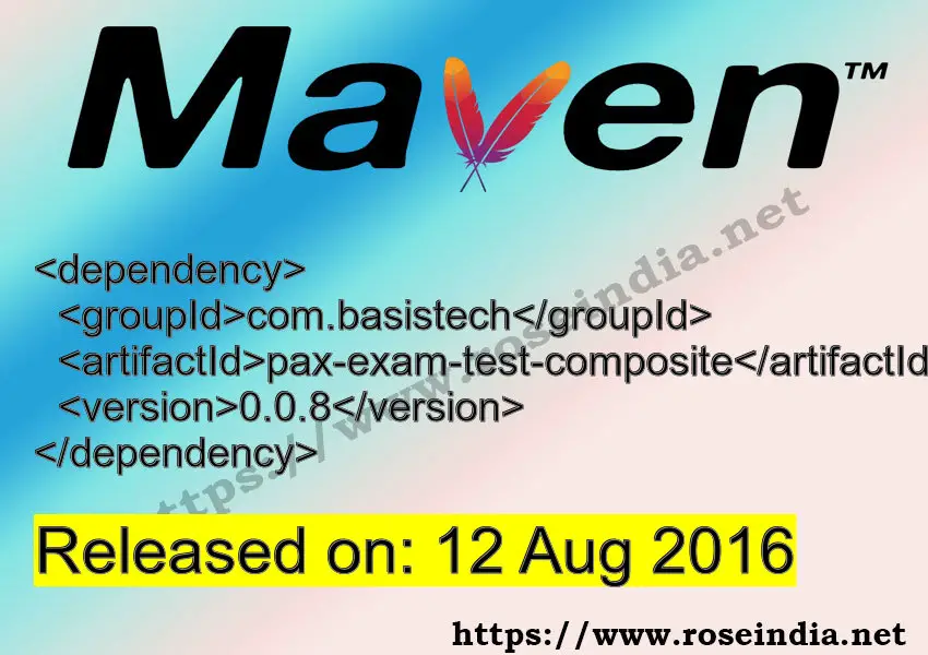 Maven Dependency release