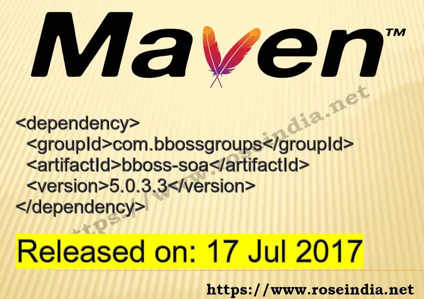 Maven Dependency release