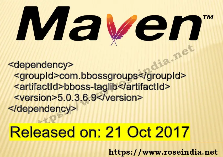 Maven Dependency release