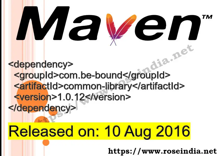 Maven Dependency release