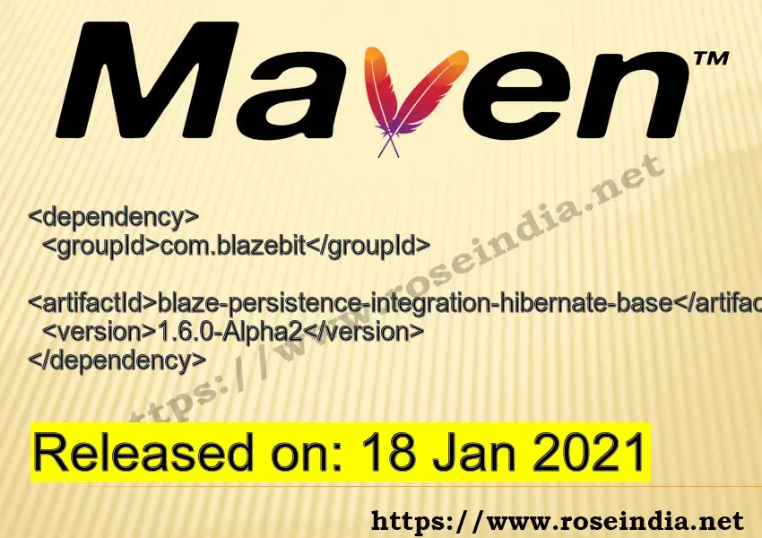 Maven Dependency release